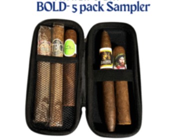 Photo of TBC Bold 5 Pack Sampler with Humidor