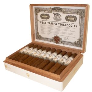 Photo of West Tampa Tobacco Co. White Robusto 5″x50 Box 20