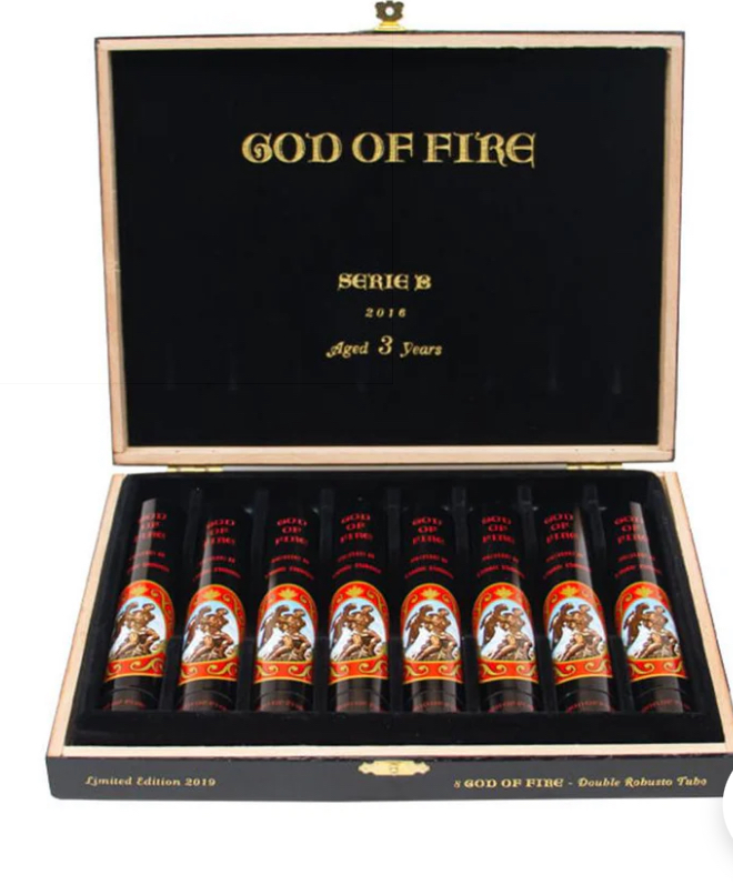 Photo of God of Fire Series B Double Robusto 5.70″x52