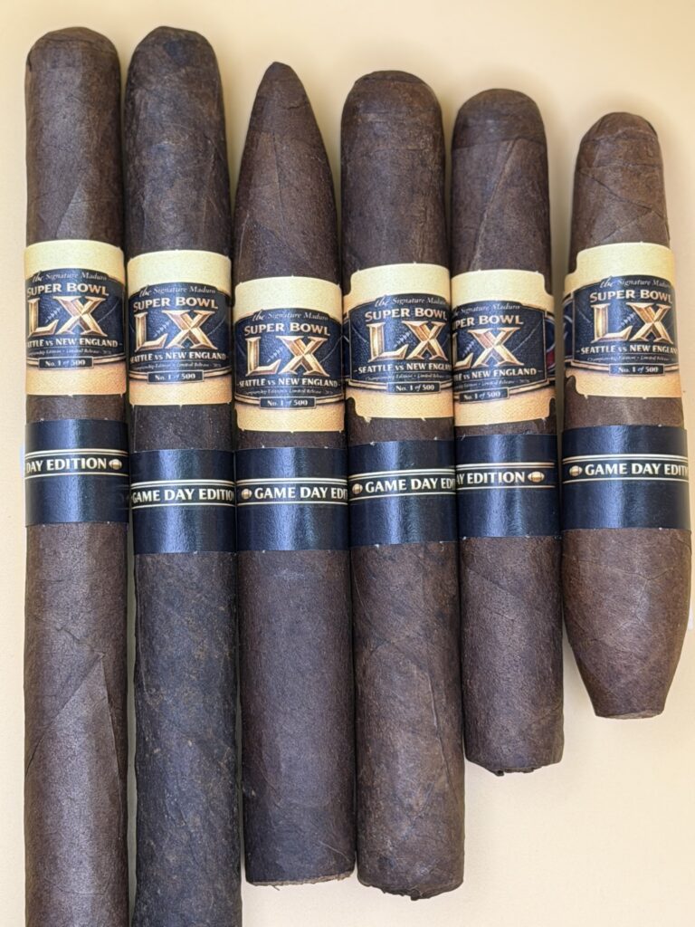 Photo of TBC Superbowl LX Maduro Series 10 Options